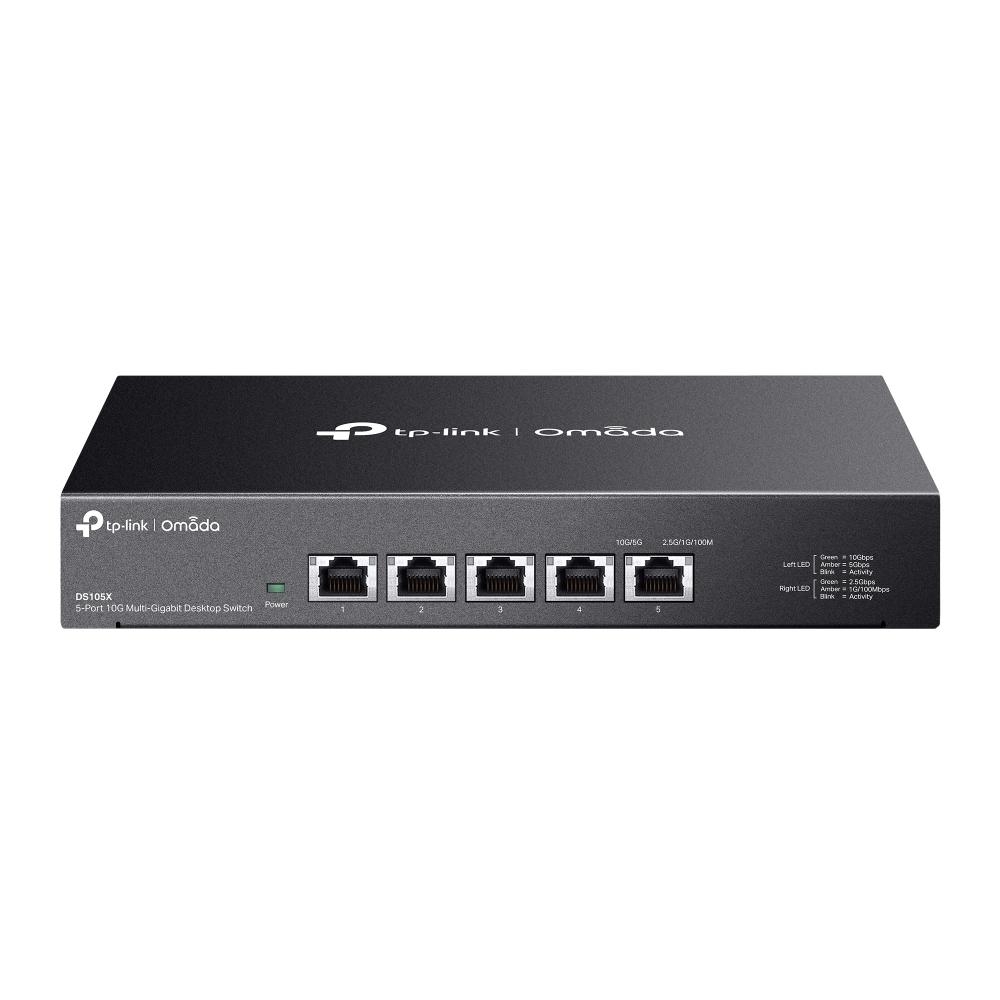 TP-Link DS105X Omada 5-Port 10G Multi-Gigabit Desktop Switch