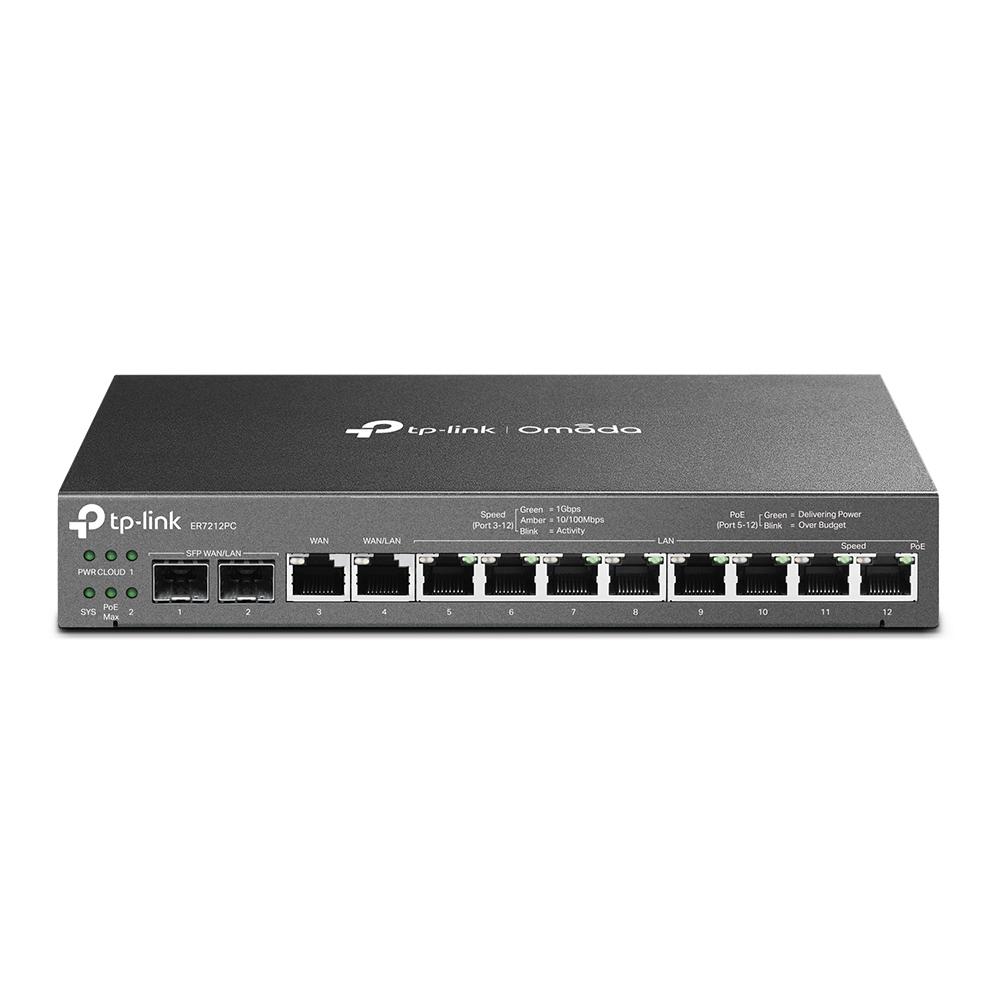 TP-Link ER7212PC Omada Gigabit VPN Router with PoE+ Ports and ...
