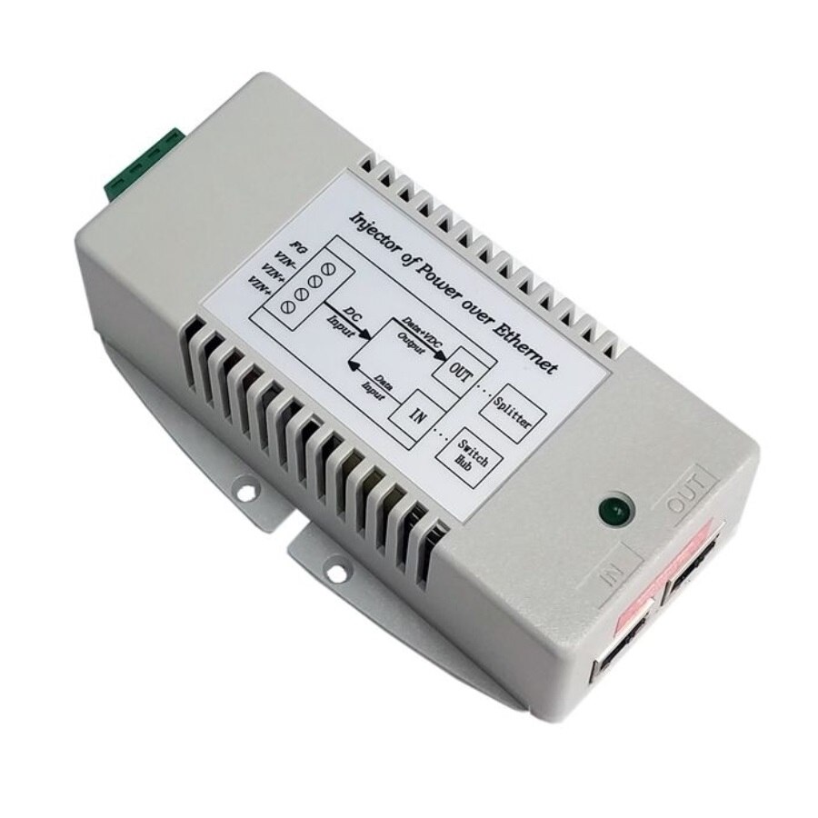 Tycon Systems TP-SW5G-24 5 Port High Power POE Switch - 10-36V DC Input Tycon System TP-SW5G-24, Gigabitový průmyslový PoE switch 5x port