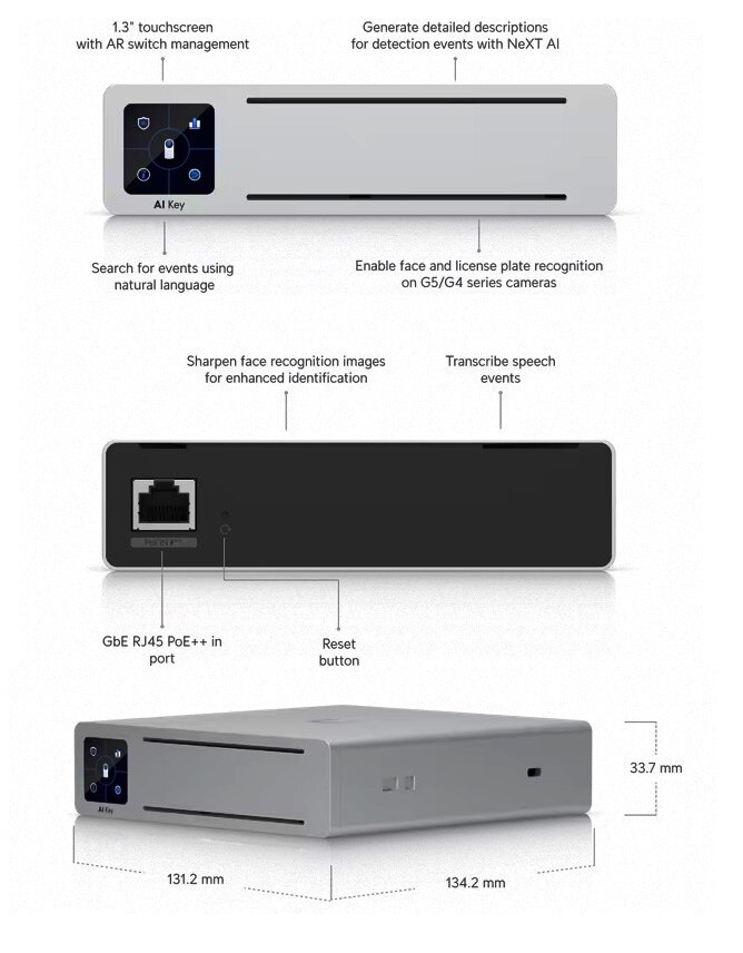 Ubiquiti Networks AI-Key-US UniFi AI Key (US Version)