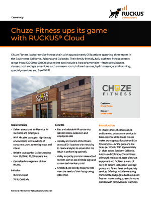 RUCKUS Chuze Fitness Ups Its Game With RUCKUS